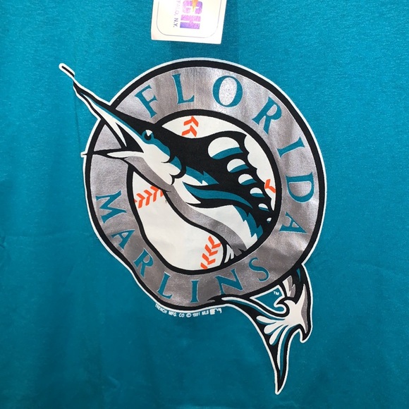 Vtg NWT 1991 Florida Marlins T-Shirt - Picture 2 of 6